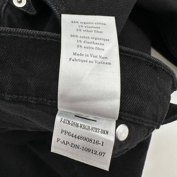 Everlane Raw Hem The Way High Jean in coal Size 32 Short - Picture 6 of 9